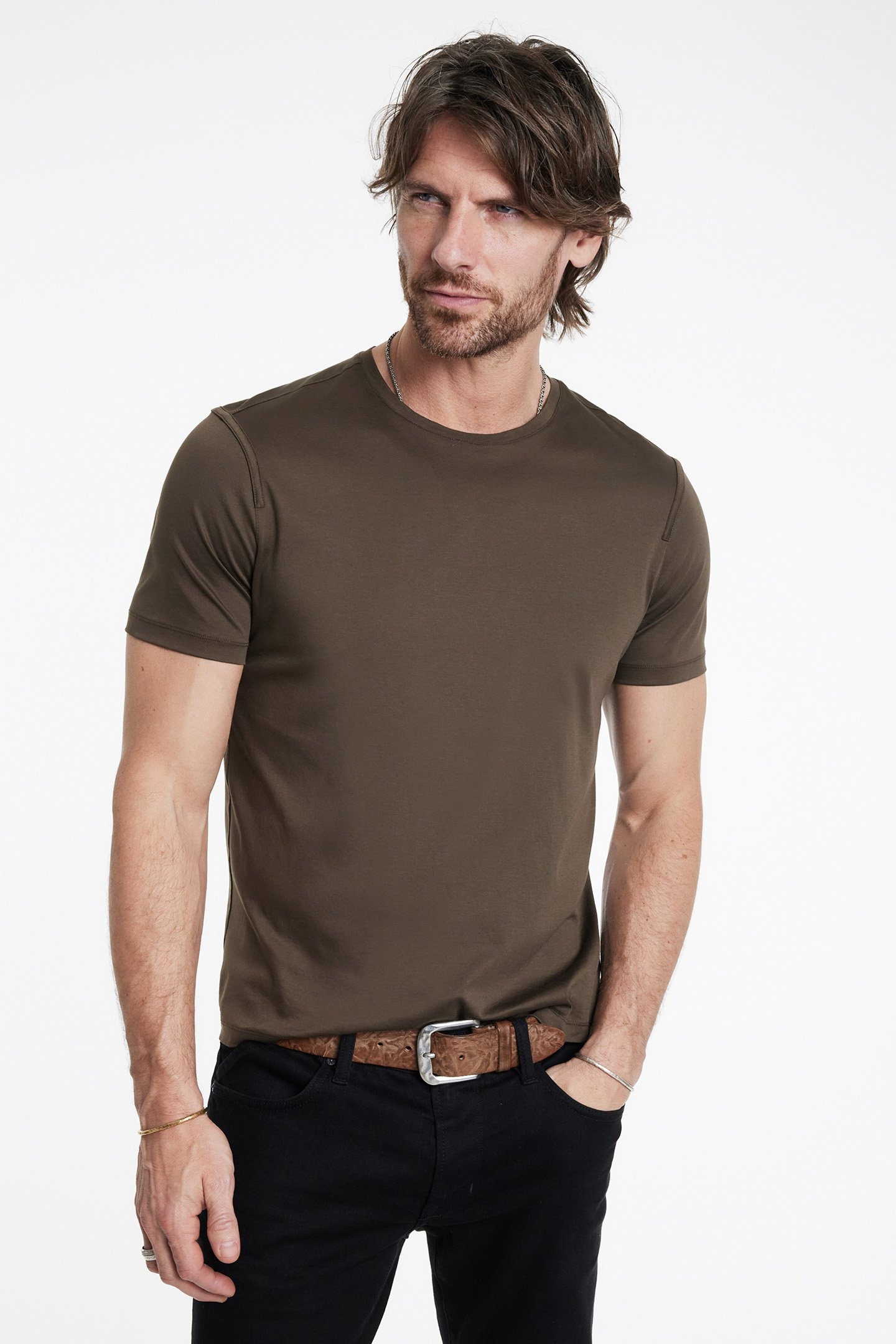 SALINAS REGULAR FIT SS CREWNECK KALAMATA 3