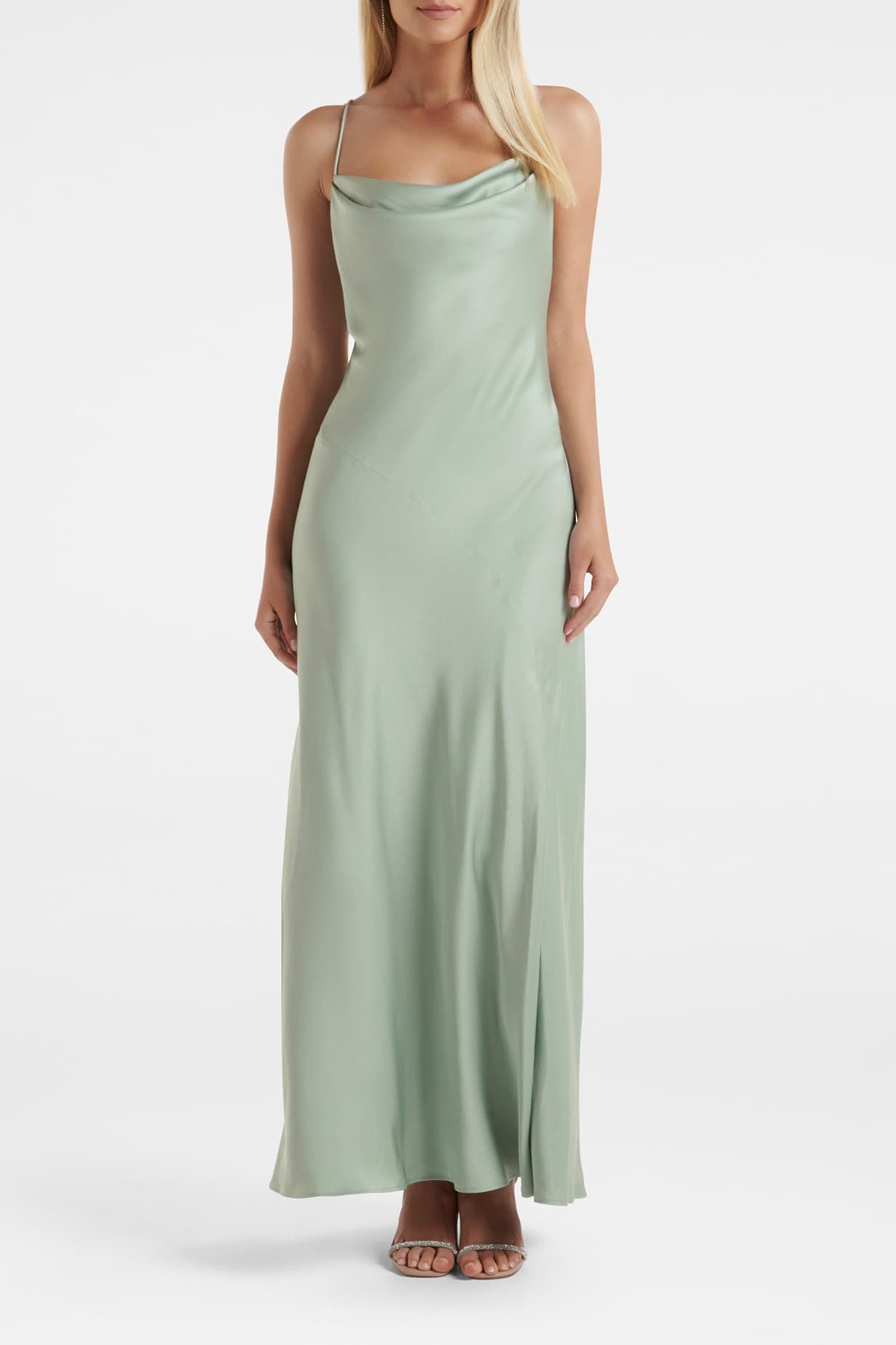 BLAIR BACK DETAIL MAXI DRESS SEAFOAM 1