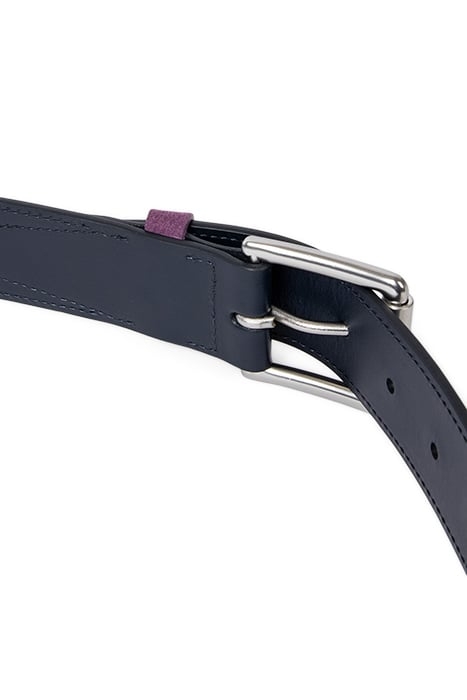 MENS BELT BRANDED NAVY 3
