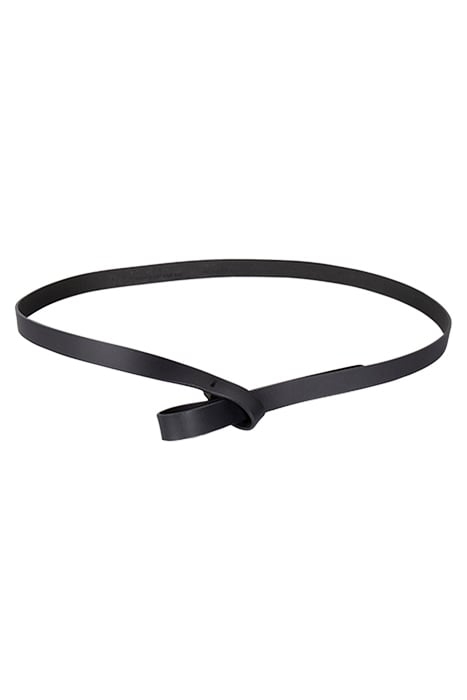 LEATHER LOOP BELT BLACK 2