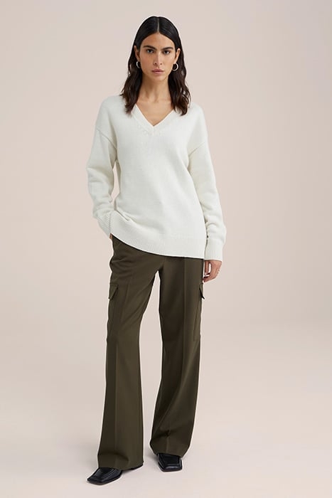 KNITTED PULLOVER WHITE 3