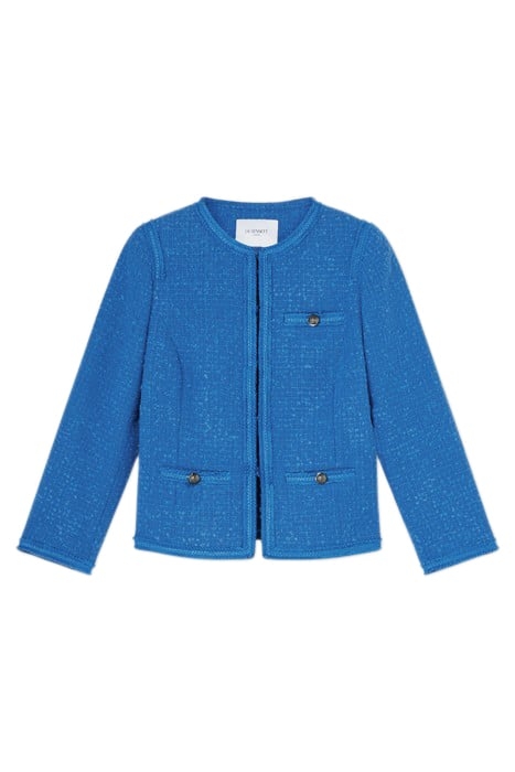 LARA TWEED JACKET NAVY ULTRABLUE 3