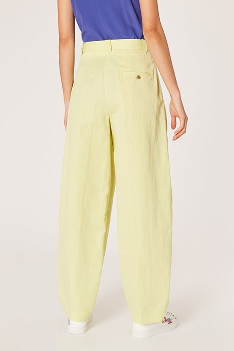 WOMENS TROUSERS ACID YELLOW 2