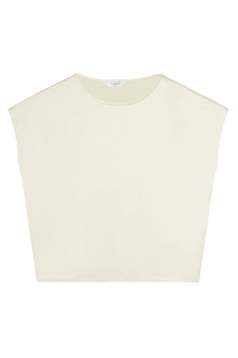 LENA SATIN T-SHIRT ECRU 4