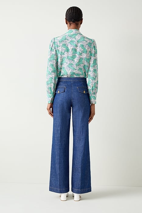 SONYA HORSE BLOUS NATURAL/ECRU 2