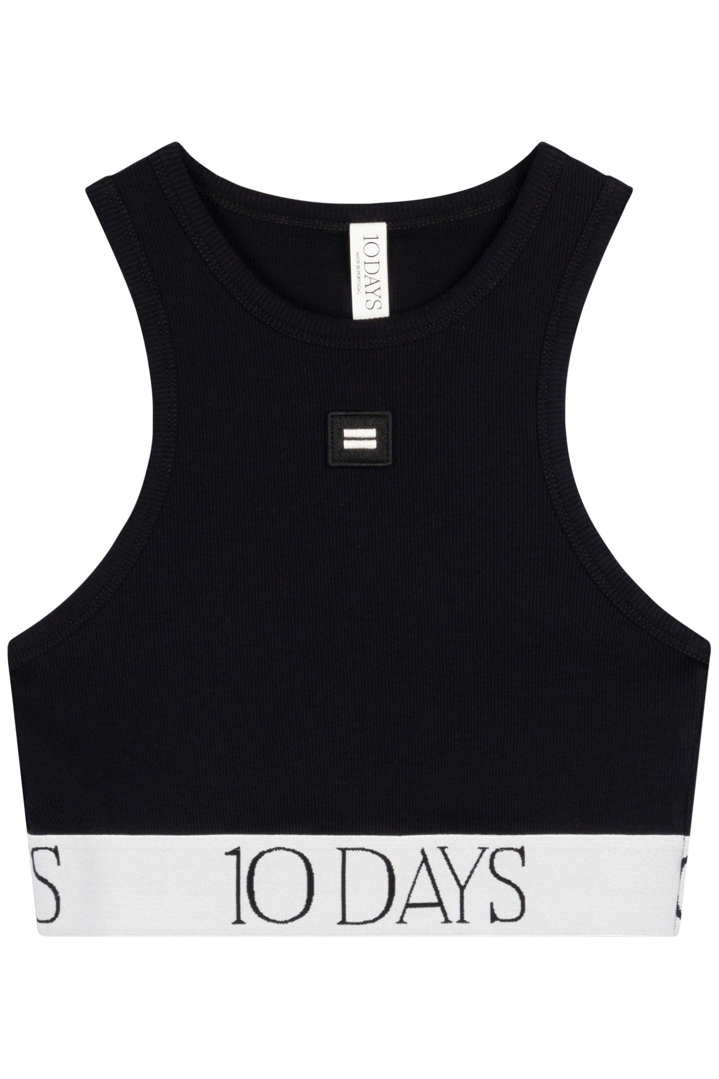 TANK TOP RIB BRA BLACK 2