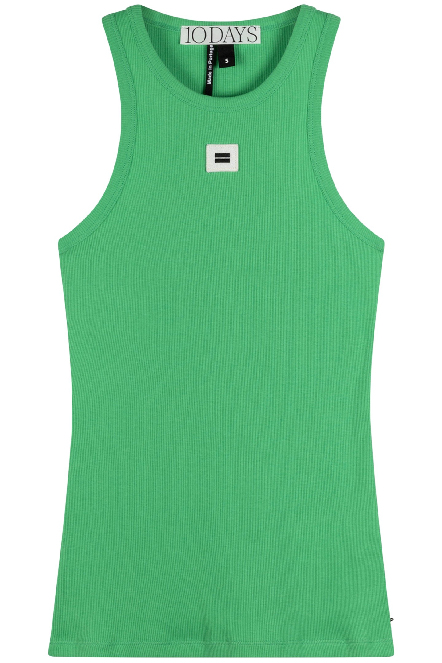 TANK TOP RIB APPLE GREEN 2