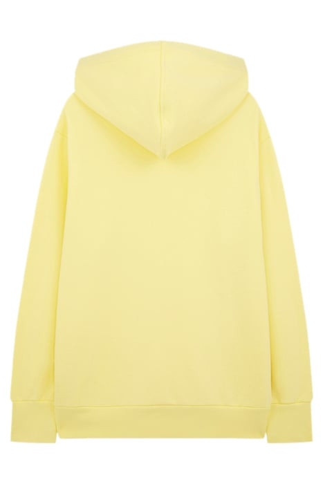 WOMENS ZEBRA HOODIE ACID YELLOW 5