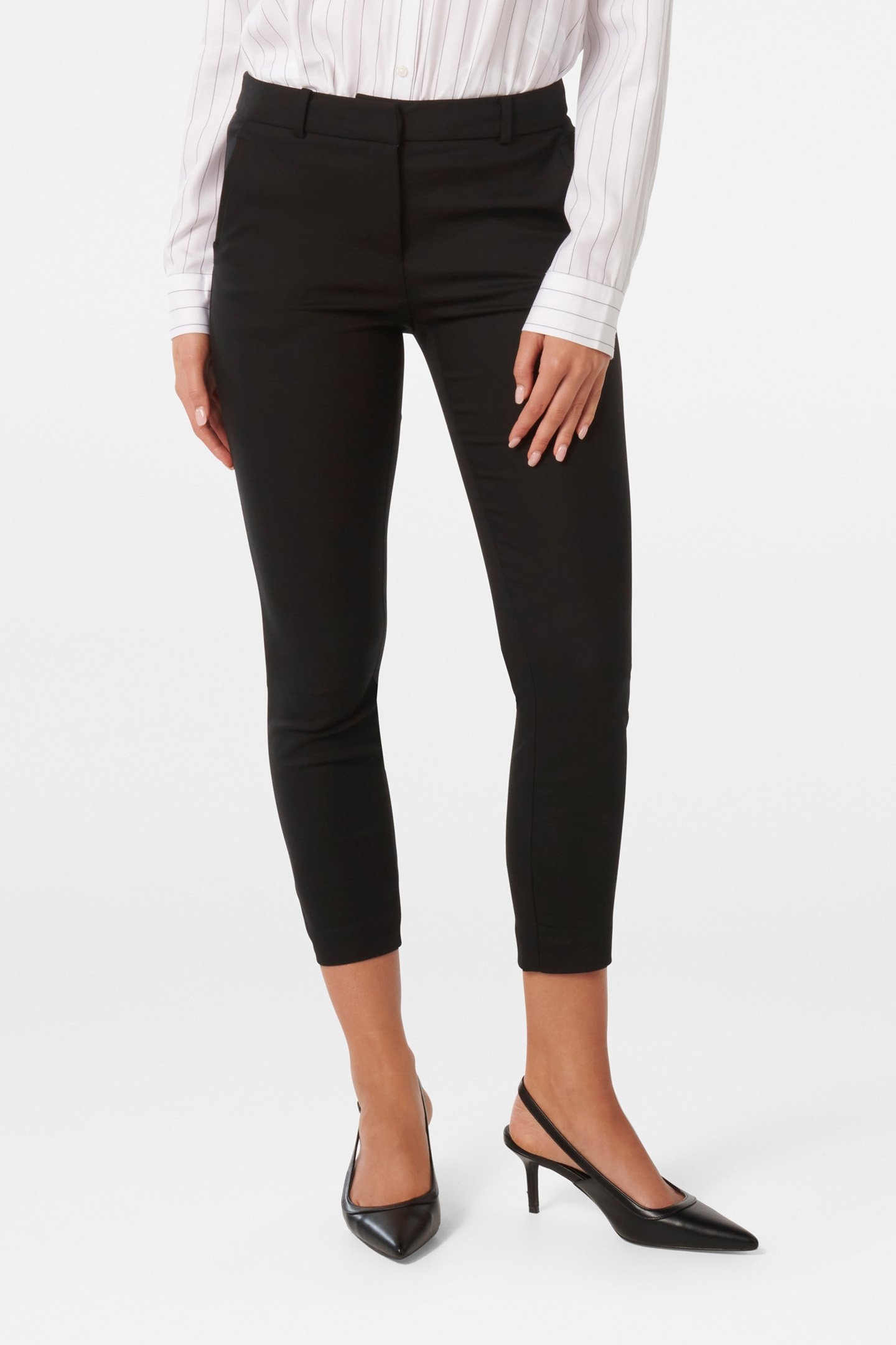 GRACE 7/8TH SLIM PANTS BLACK 1