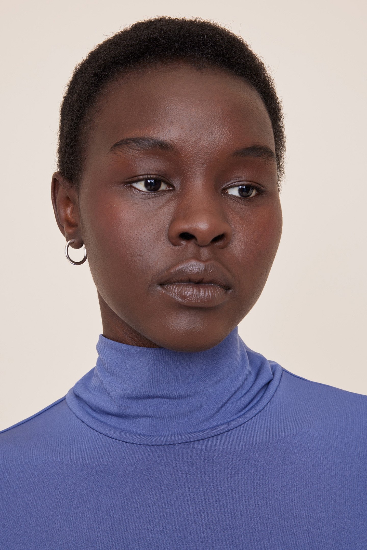 TOP COLOUR BLOCK LONGSLEEVE INDIGO BLUE-PURPLE IMPRESSION 5