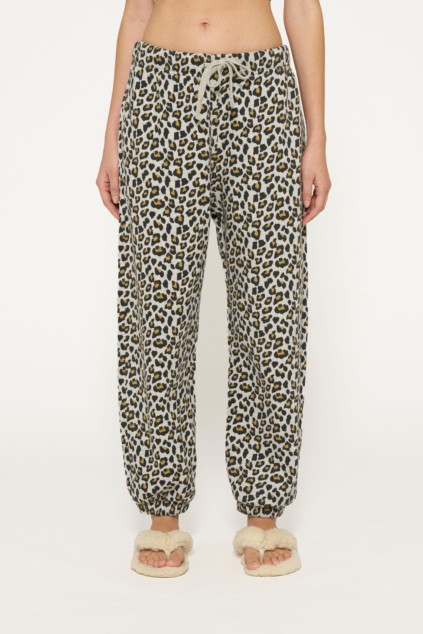 BAR JOGGER LEOPARD LIGHT GREY MELEE 1