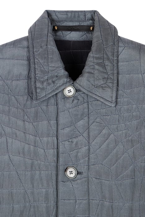 GENTS QUILTED JACKET GREY 3
