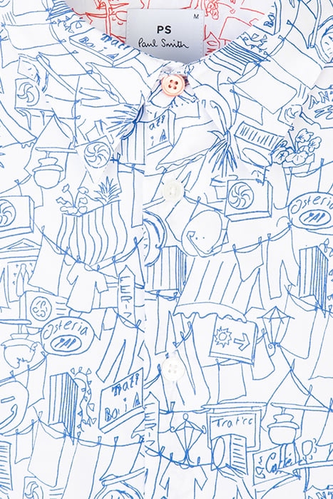 MENS LS TAILORED FIT SHIRT BLUE 5