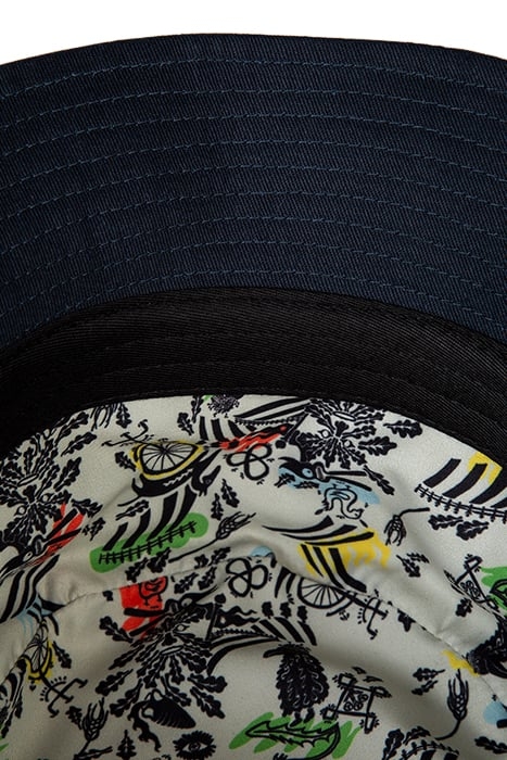 MEN HAT PS EMB BUCKET NAVY 4