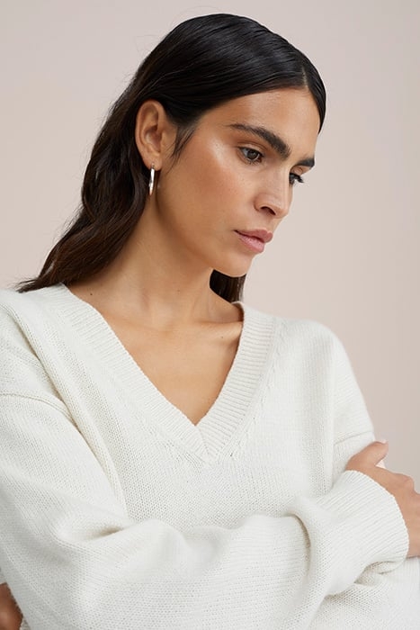 KNITTED PULLOVER WHITE 6