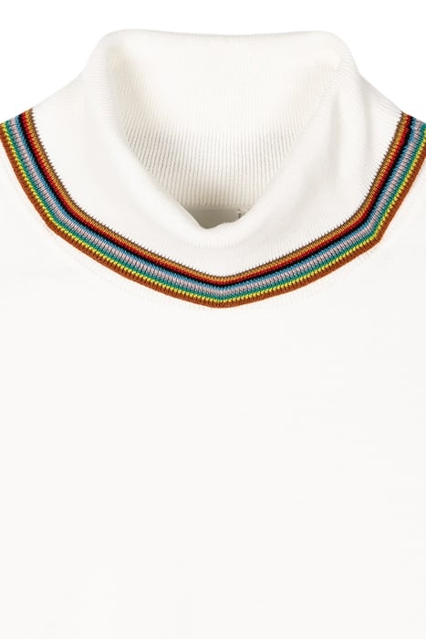 WOMENS KNITTED SS TOP PARCHMENT 5