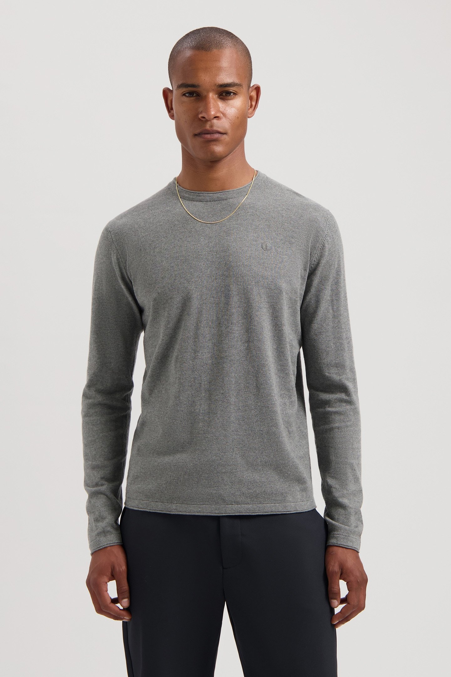 DS_GAGE CREWNECK GREY MELANGE 1