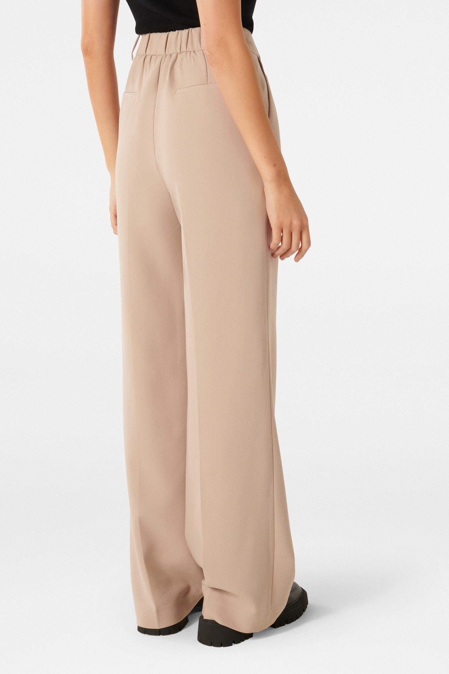 TESSA STRAIGHT LEG PANTS DESERT TAUPE SUIT 2