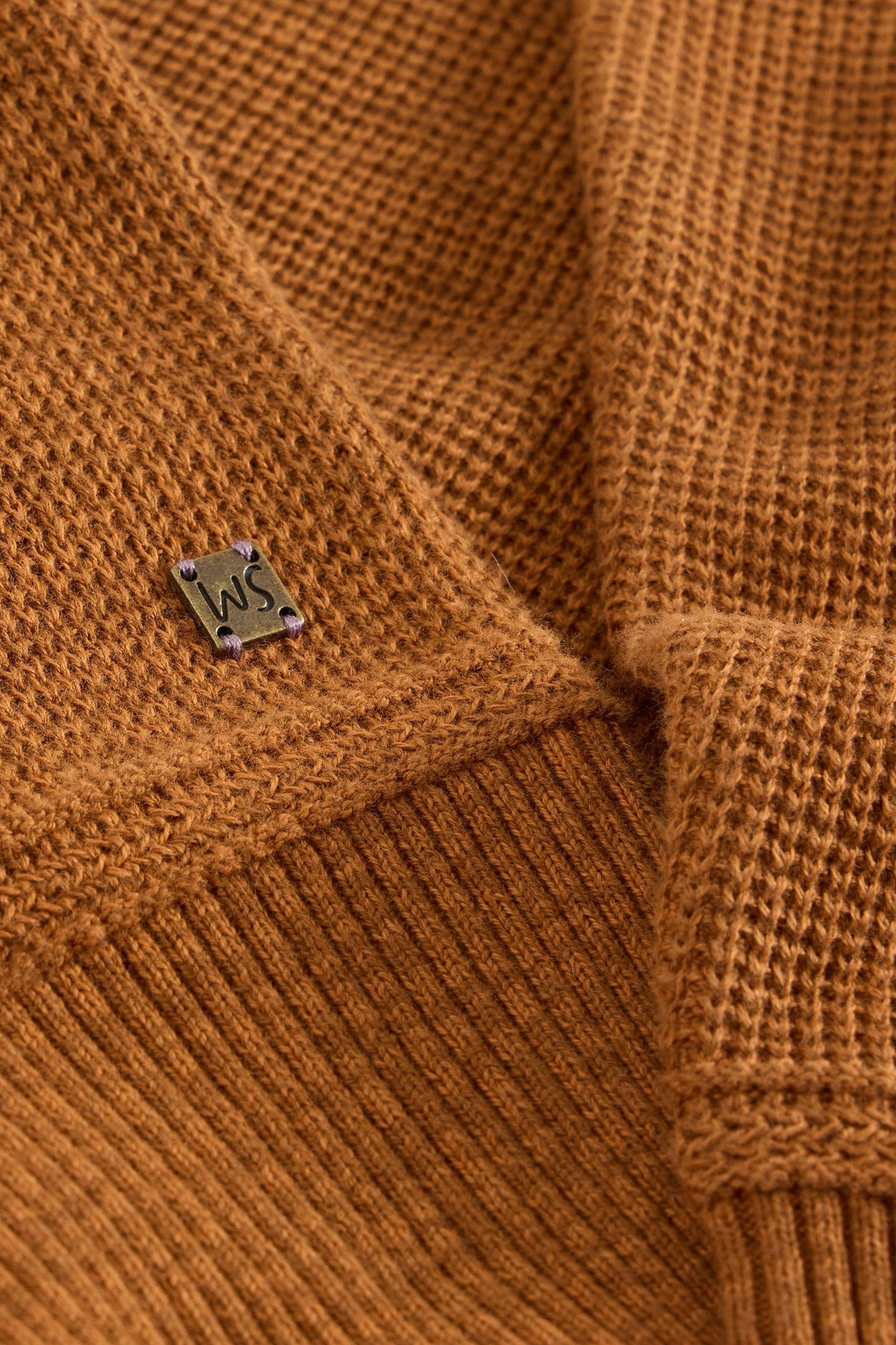 ATTADALE CREW NECK JUMPER DARK ORANGE 6