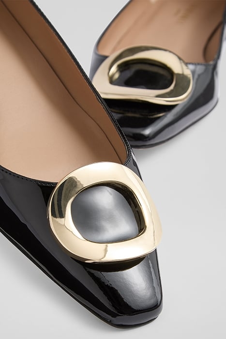 LISETTE POINTED BALLERINA SHOES BLACK 4