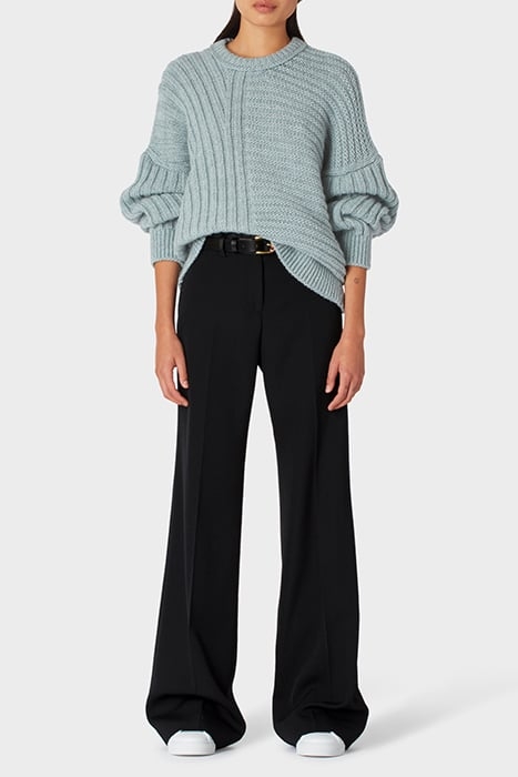 WOMENS KNITTED JUMPER GREYISH BLUE 3