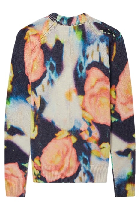 WOMENS KNITTED PULLOVER CREW NECK PRINTED 5