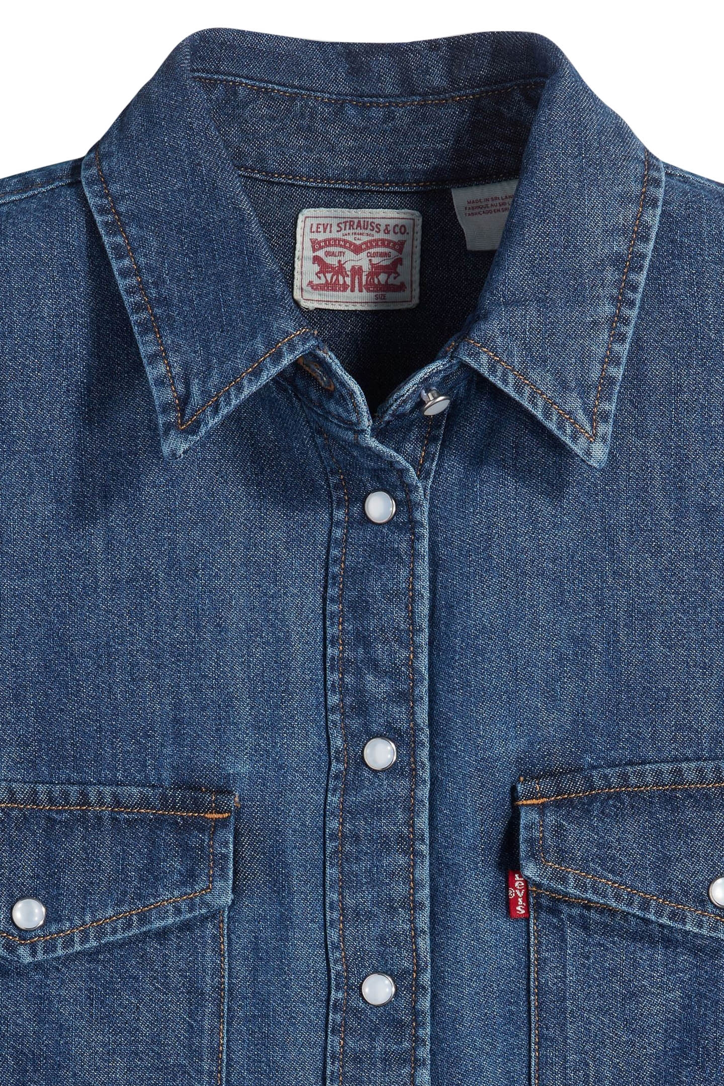 ICONIC WESTERN DENIM SHIRT IN AIR SPACE 7