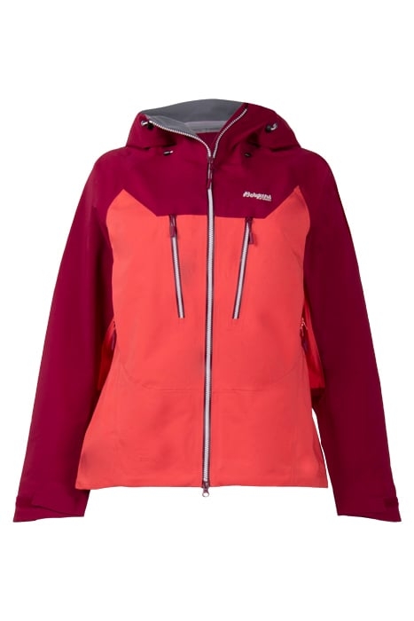 ROMSDAL PRO 3L W JACKET HOT CORAL/BEET RED/SILVER GREY 1