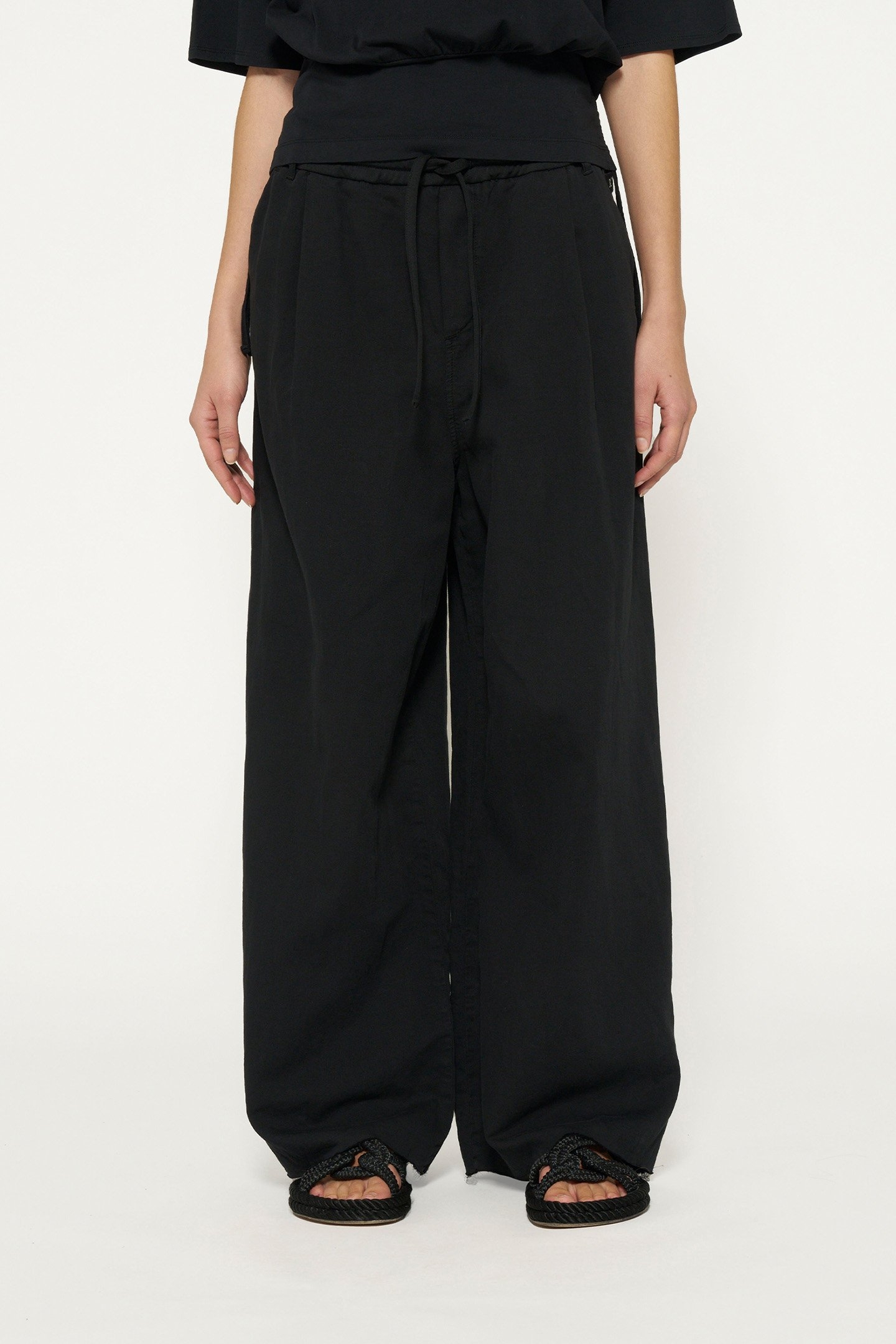 WIDE LEG PANTS BLACK 1