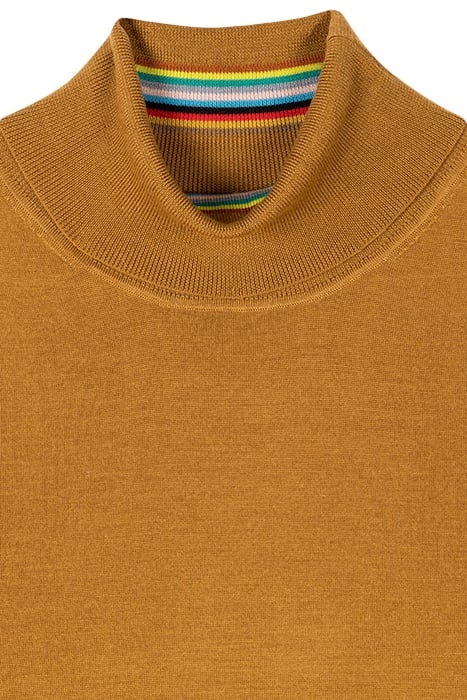 GENTS PULLOVER ROLL NECK HAZELNUT 2