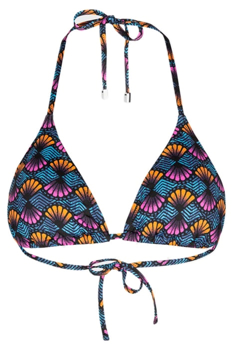 WOMEN BIKINI TRIANGLE TIE NAVY 4