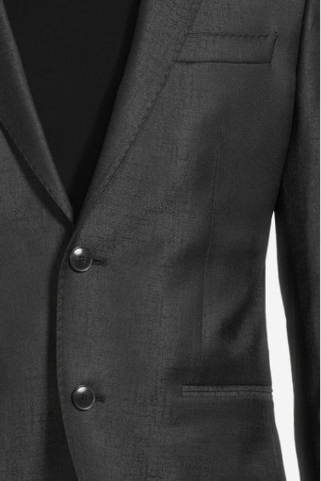 TWO BUTTON SKINNY PEAK LAPEL IRON GREY 4