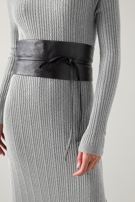 WEST CABLE MIDI DRESS GREY 6