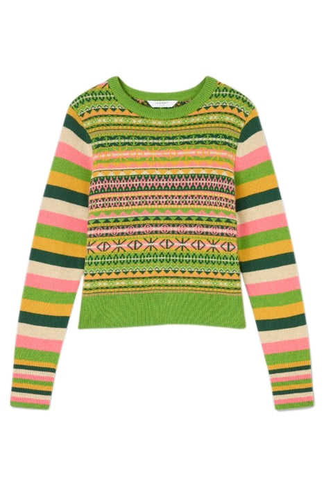 JOSEPHINE SWEATER KNITTED SWEATER GREEN 3