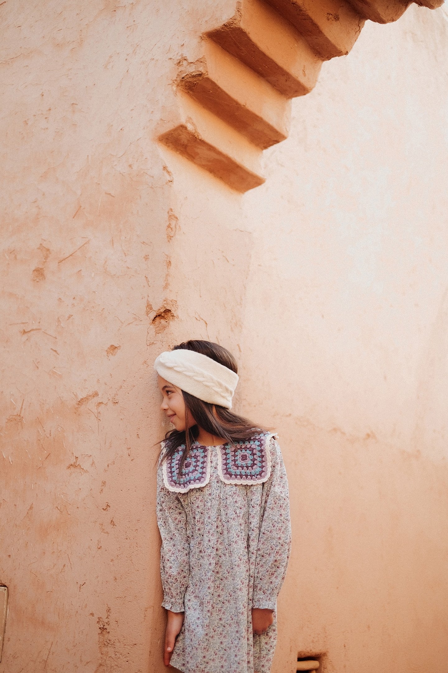 DRESS WARISE CREAM RETRO PANSY 2