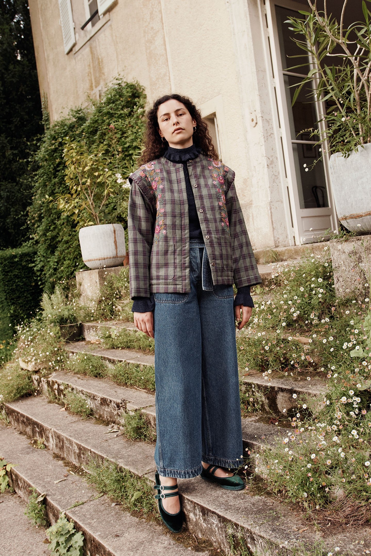 JACKET MAURA GREEN TARTAN 4