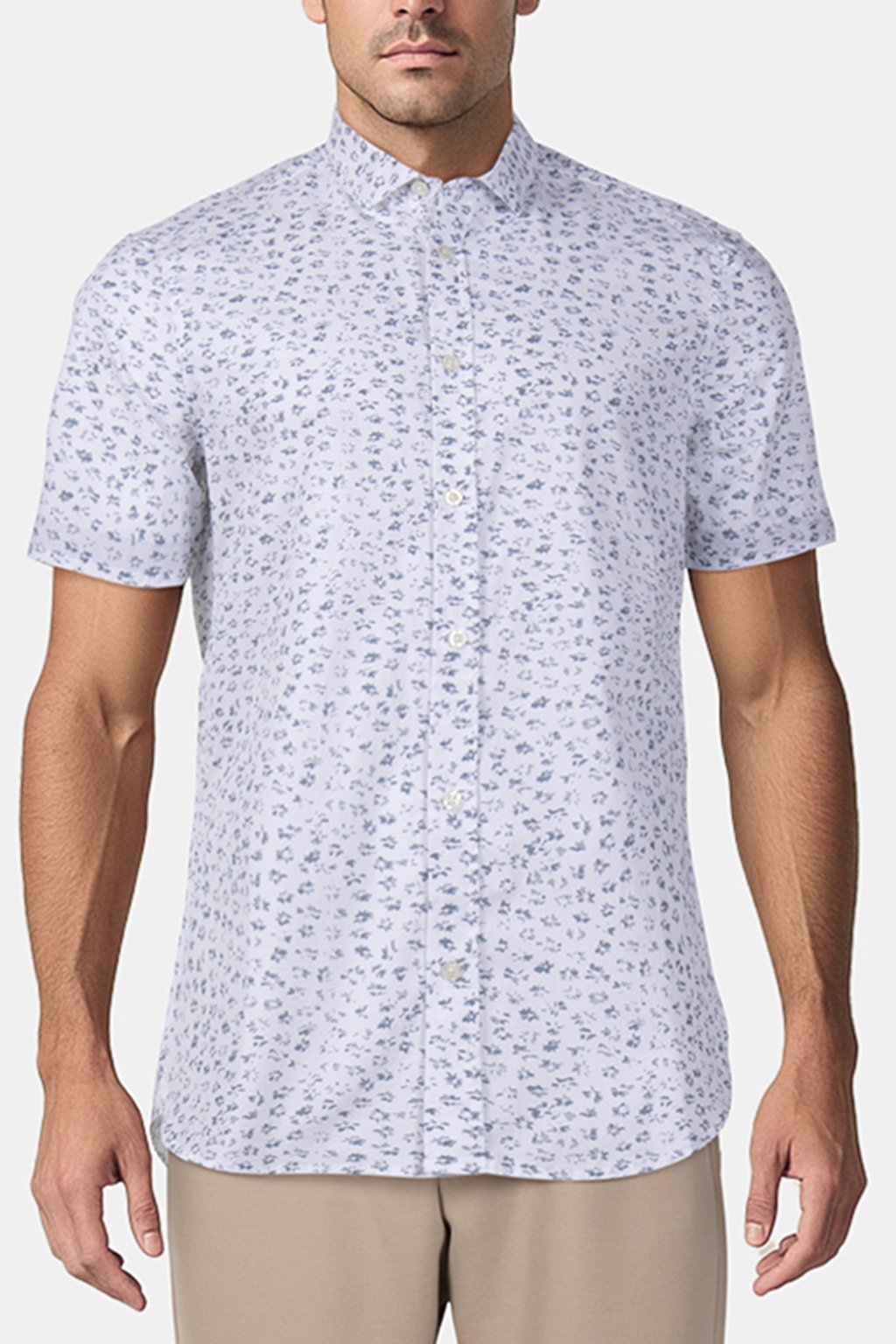 MID FLOWER S/S T MID BLUE FLOWER 1