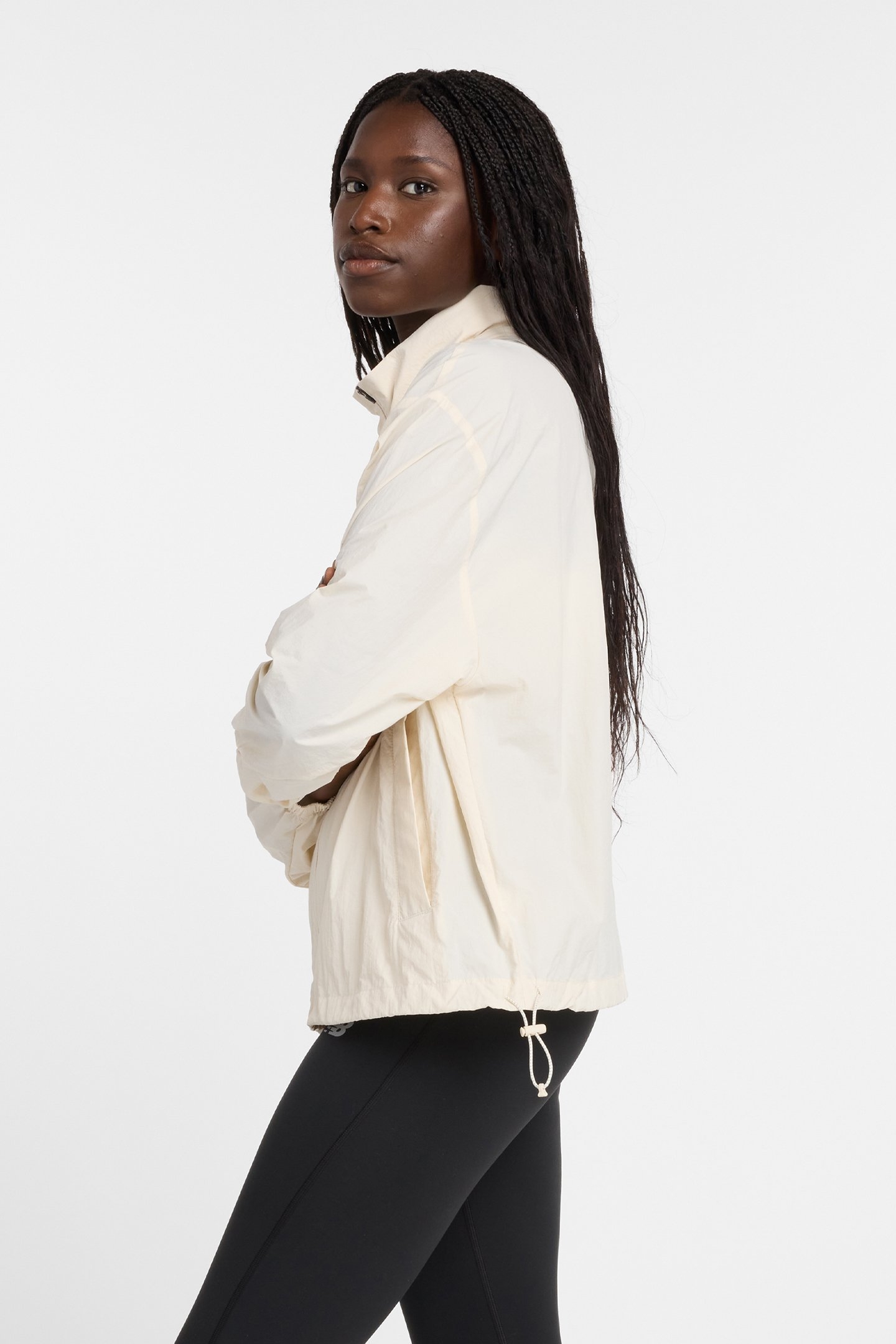 PACKABLE JACKET IN CREAM 3