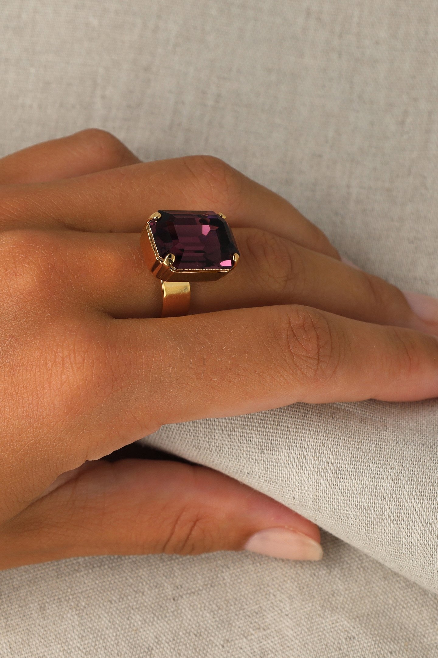 LADY DI RING AMETHYST 2