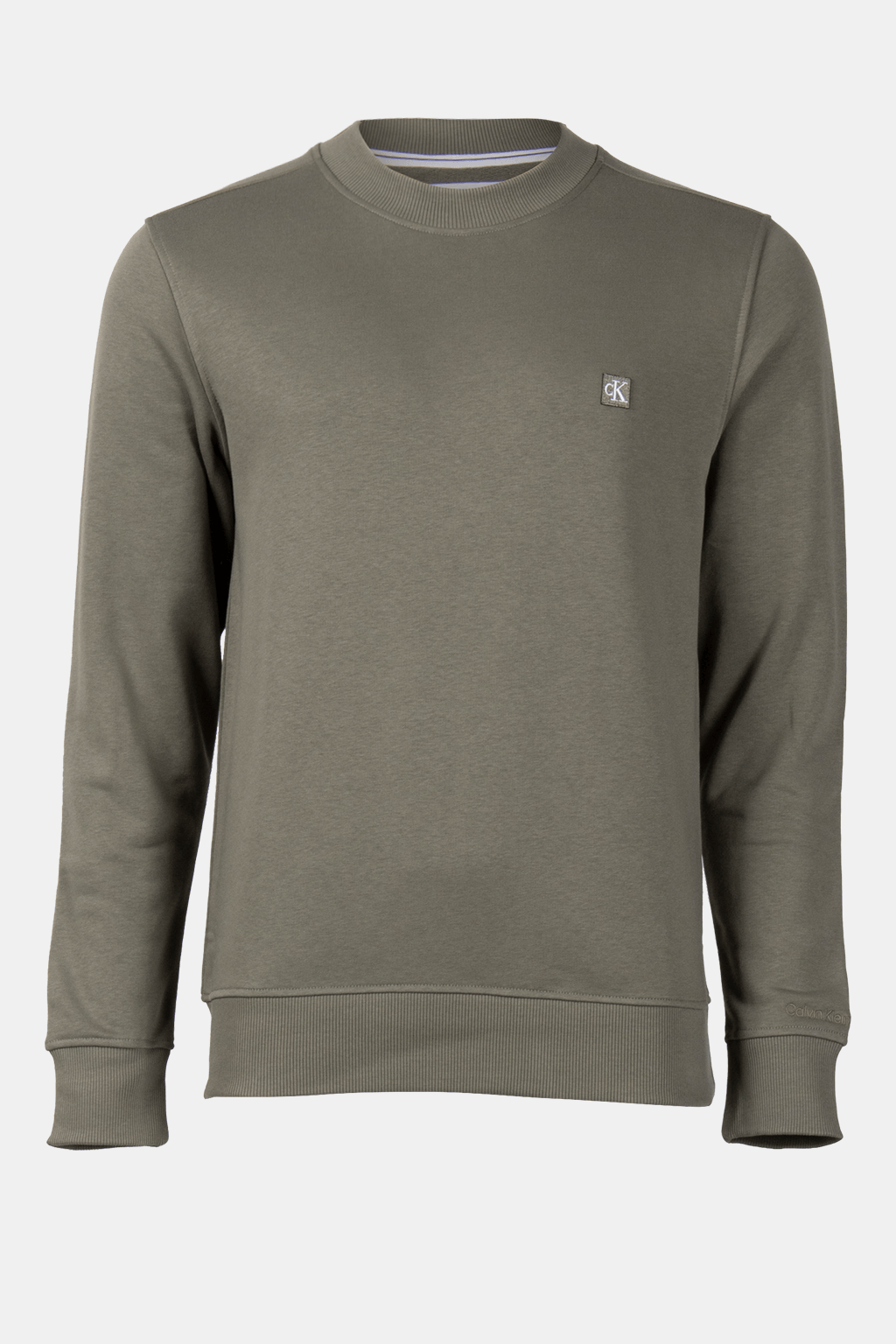 CK EMBRO BADGE CREW DUSTY OLIVE 3