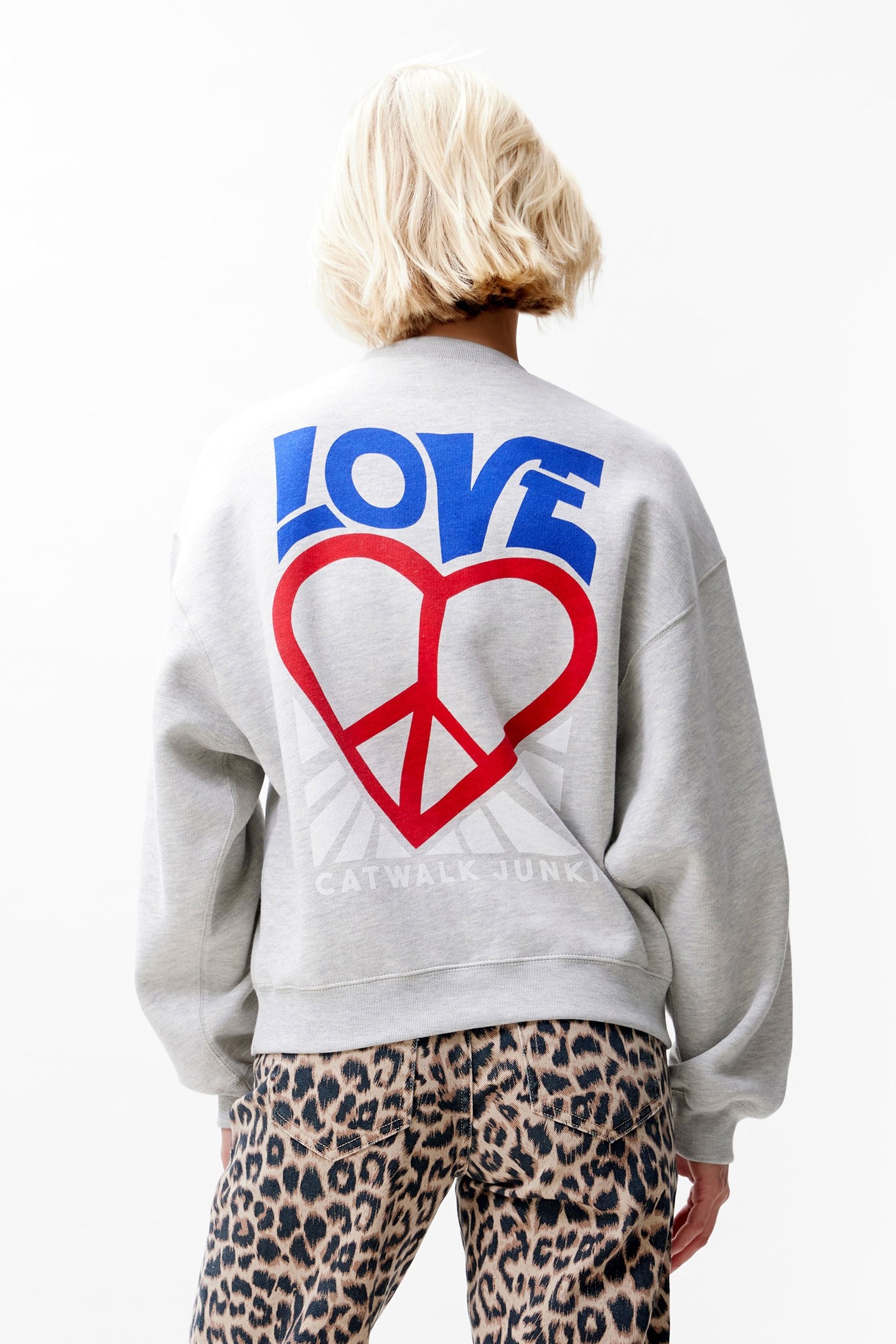 GRAPHIC SWEATER GREY MELANGE 2