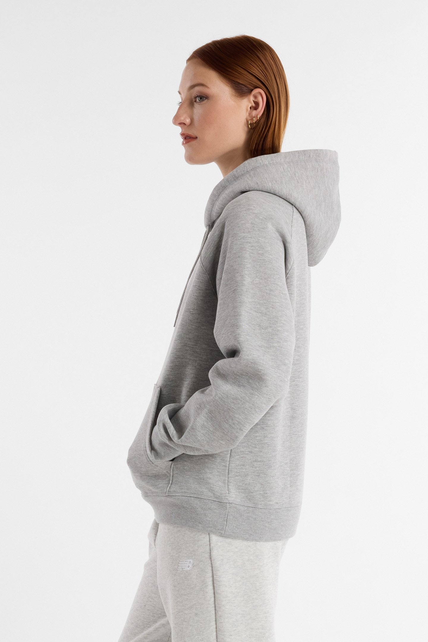NB LOGO HOODIE IN GREY 3