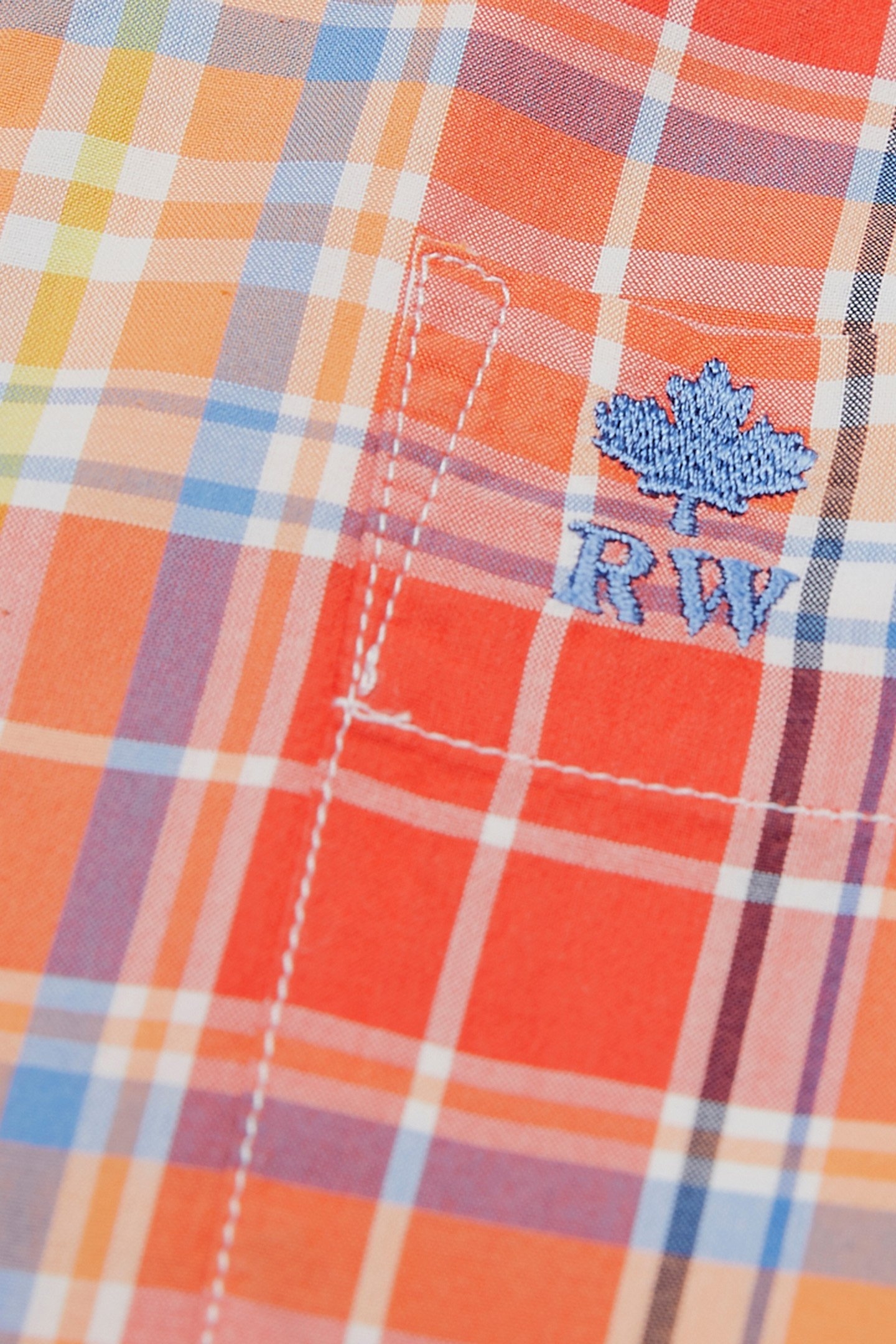 CUSTOM FIT CHECKED SHIRT MULTI 3