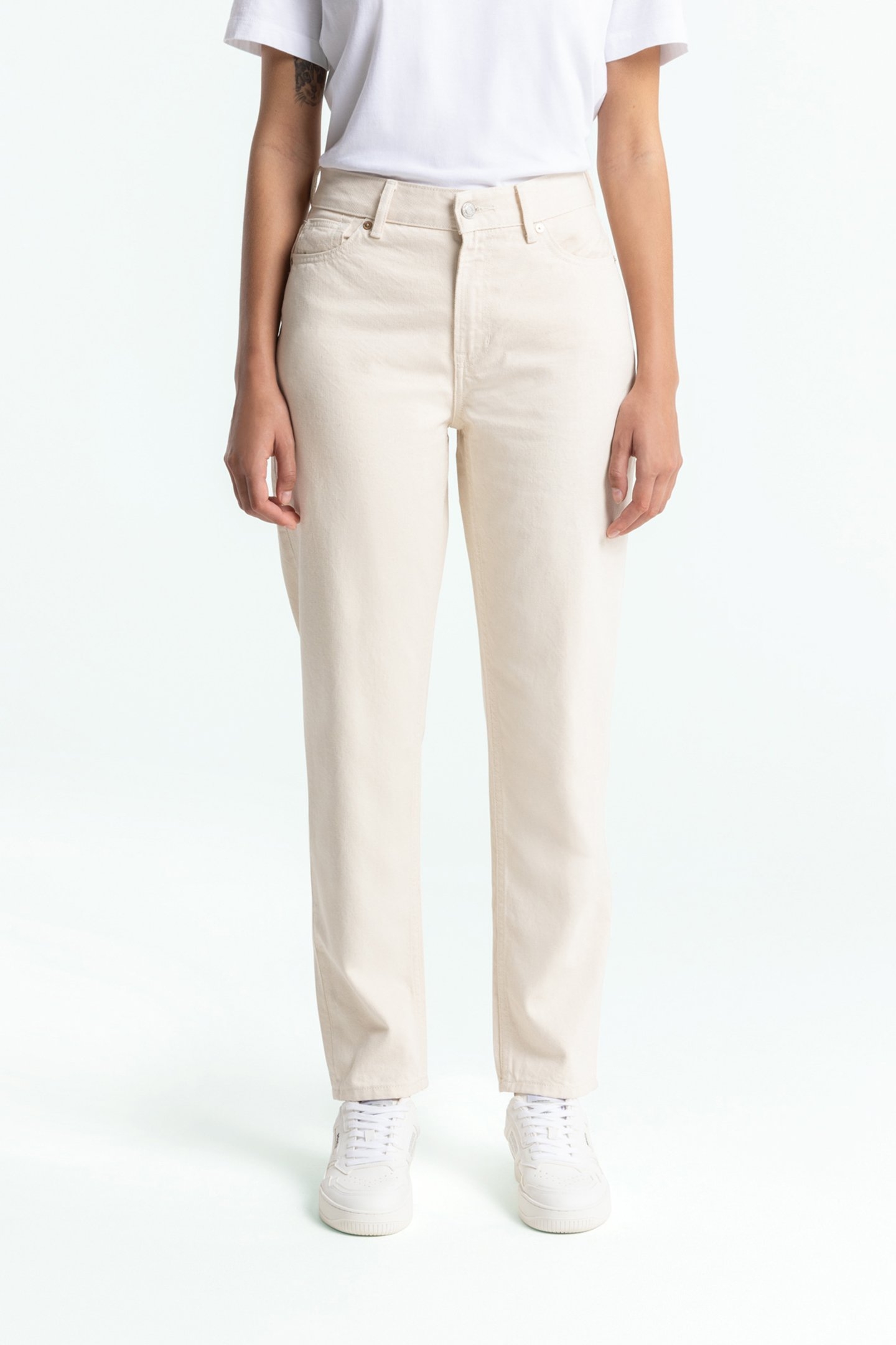 CAROLINE CROPPED CLEAN RECYCLED ECRU 1