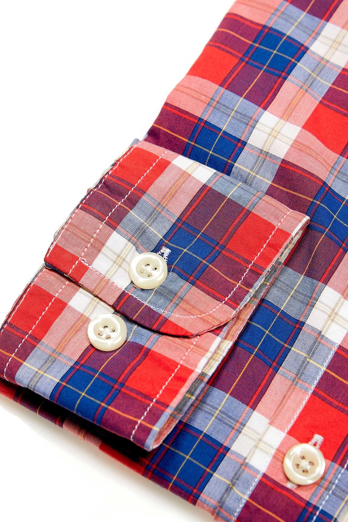 CUSTOM FIT CHECKED SHIRT MULTI 4