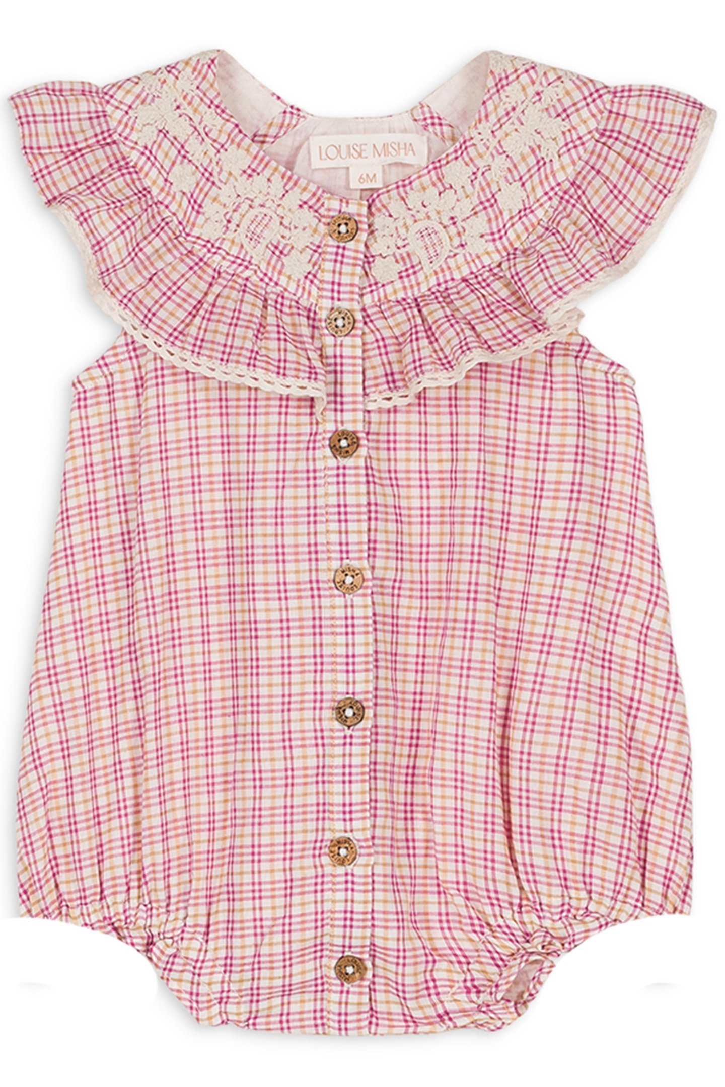 ROMPERS JADE FUCHSIA TARTAN JOY 1