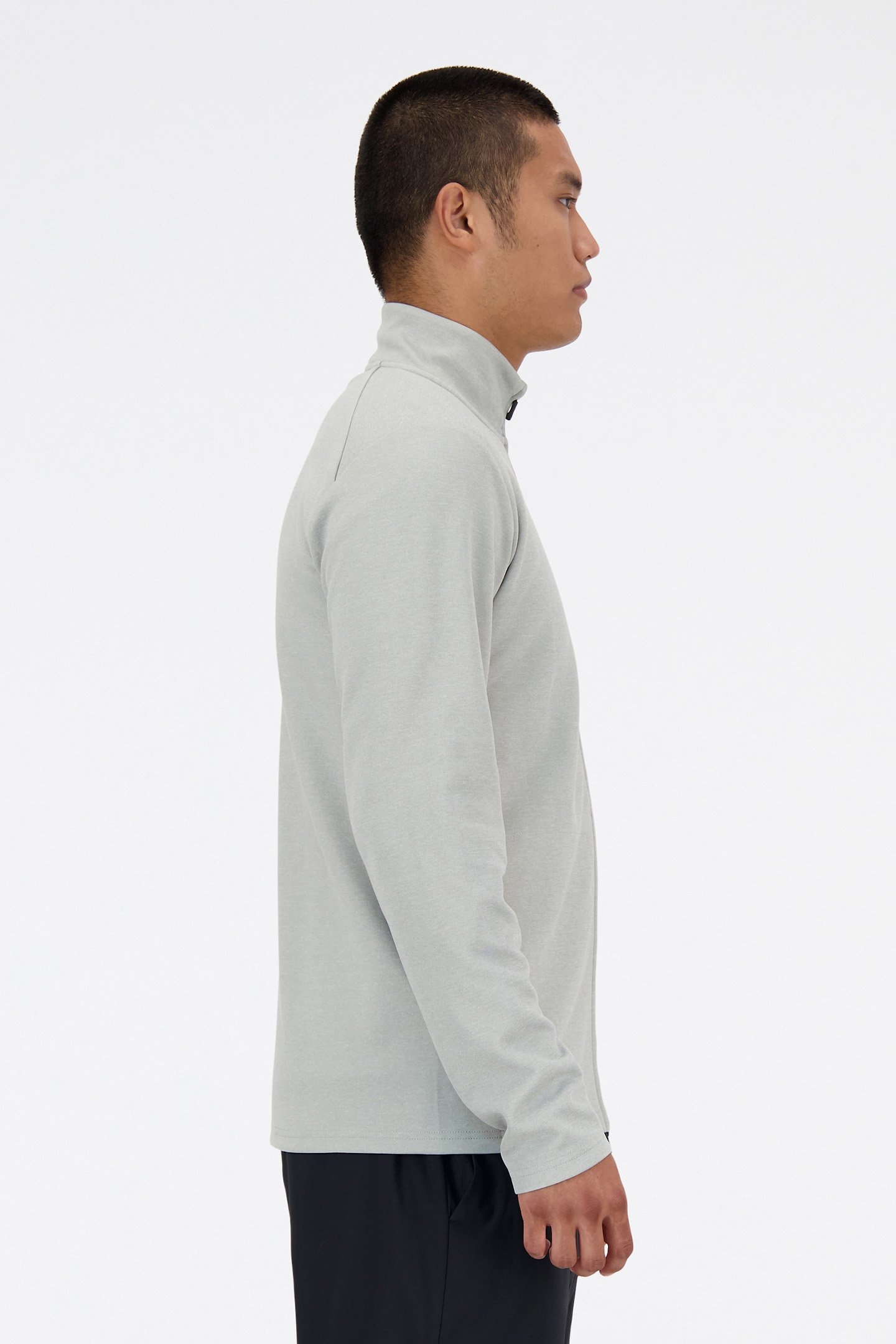 TECH KNIT FULL ZIP SPORTS JACKET IN GREY 3