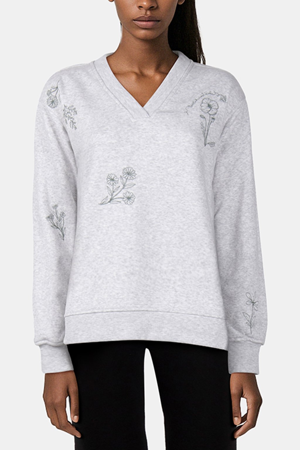 SWEATSHIRT LIGHT GREY HEATHER 1