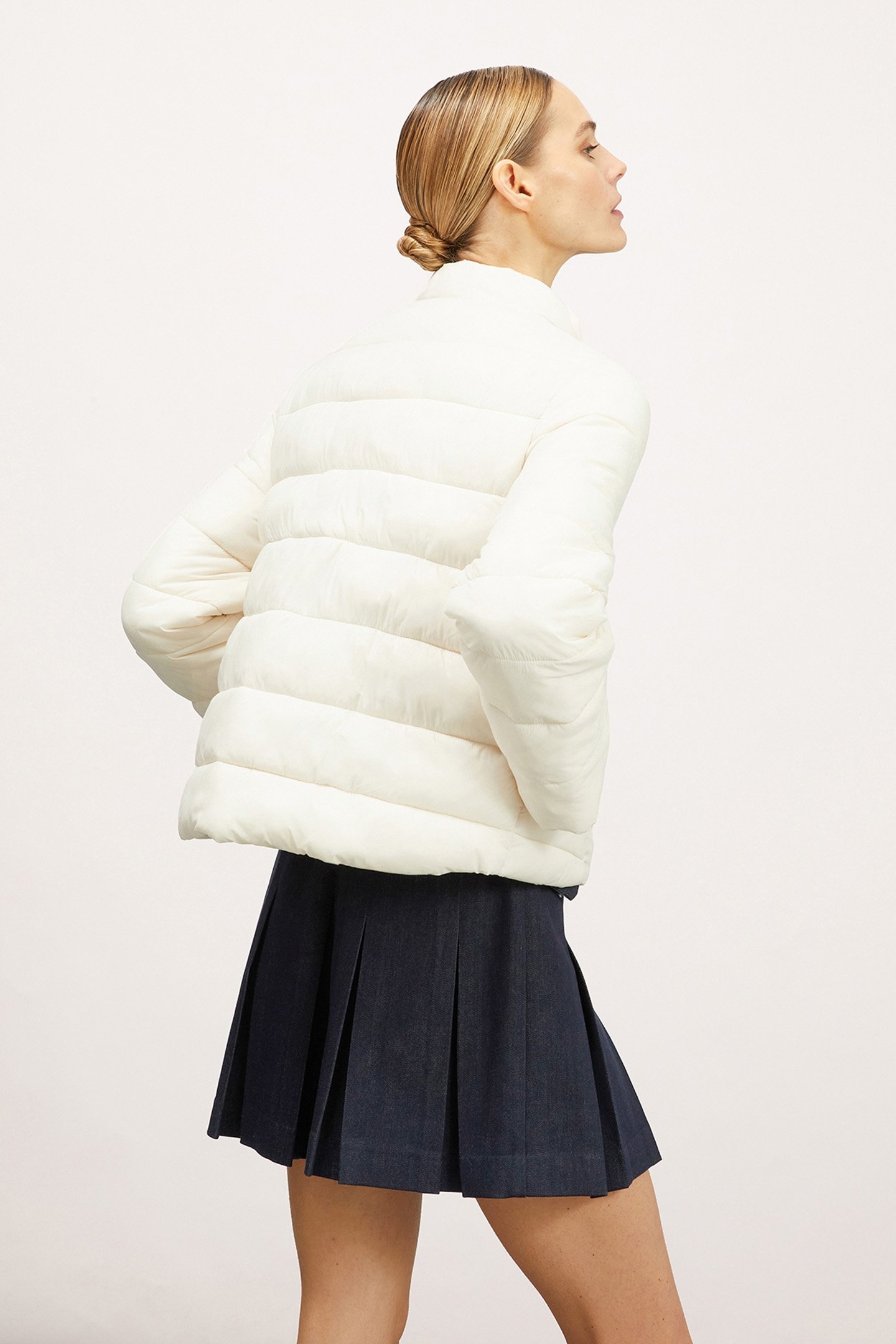 SHORT DOWN JACKET WHITE 2