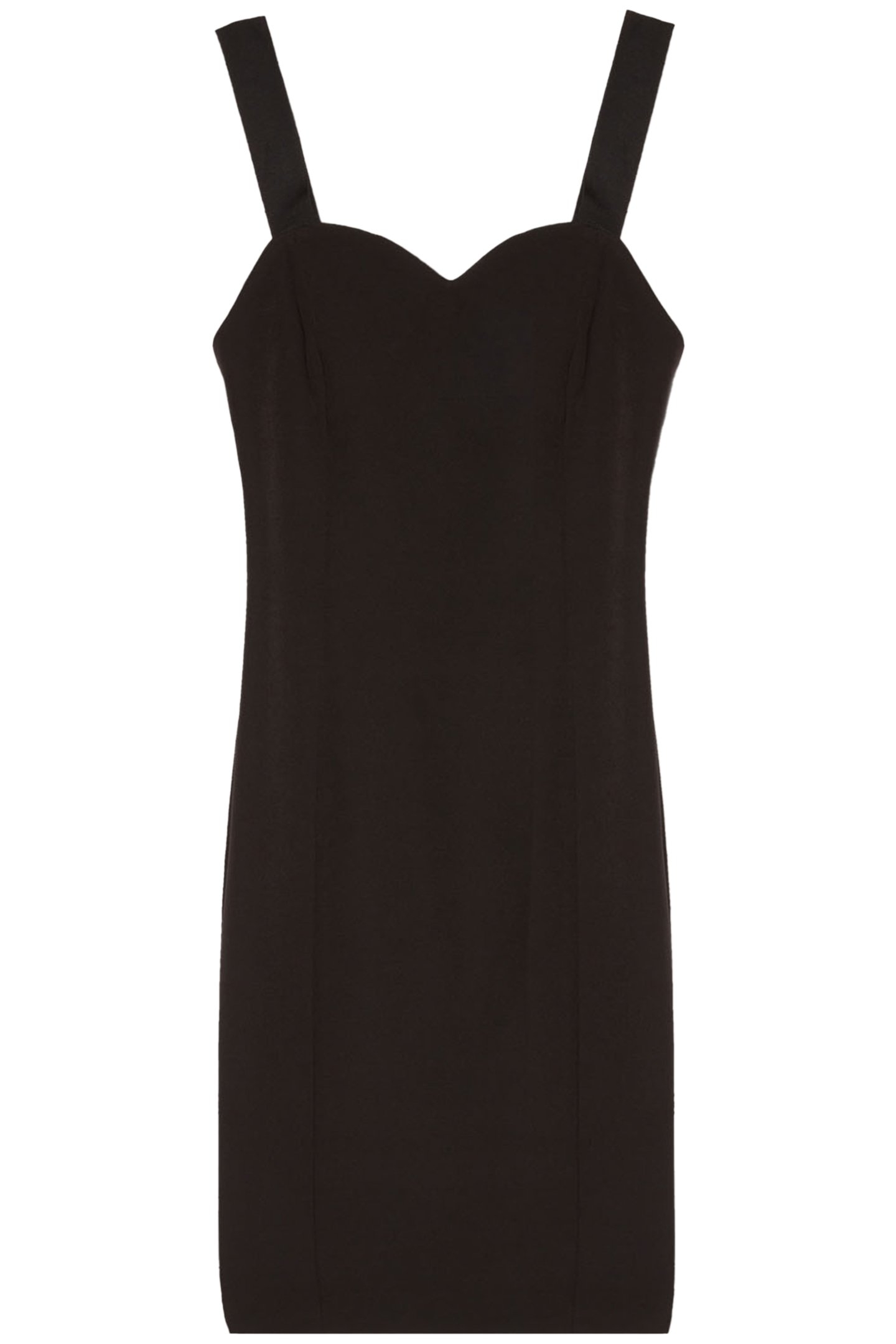 SHEATH DRESS WITH SWEETHEART NECKLINE BLACK 3